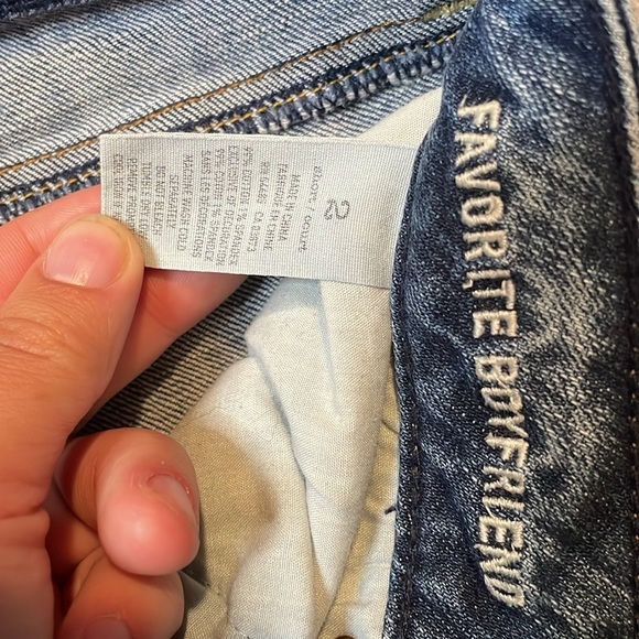 American Eagle Stretch Favorite Boyfriend Bootcut Jean Size 2 Short - Picture 5 of 9